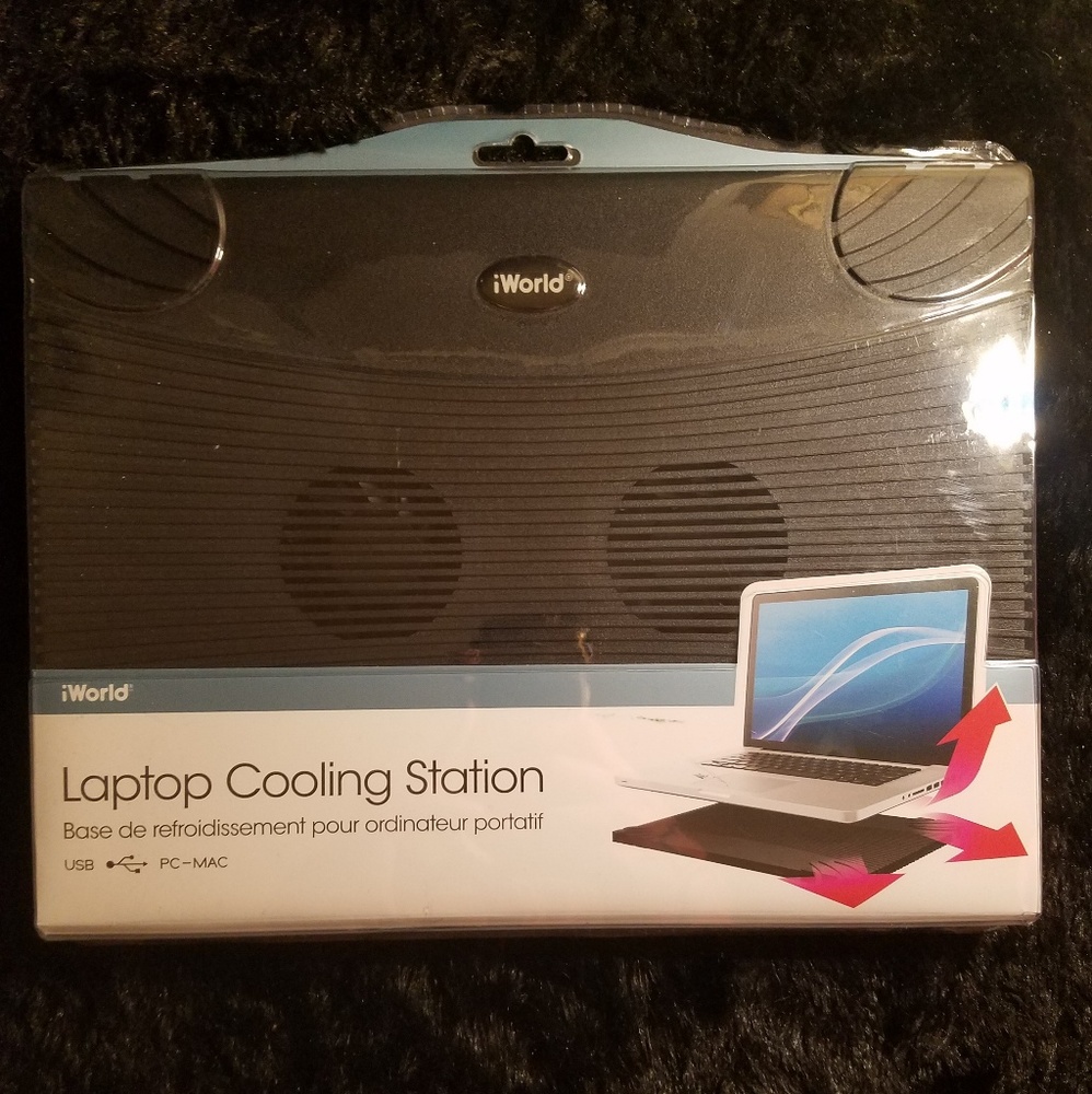 iWorld laptop cooling station